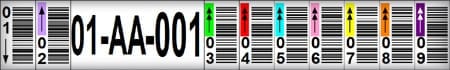 Multi Split Rack Label
