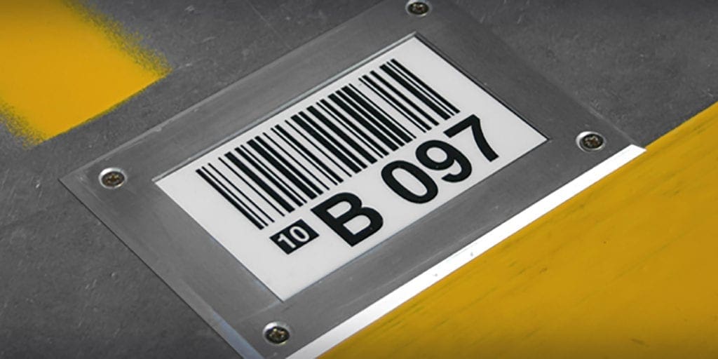 Metal Frame Floor Labels