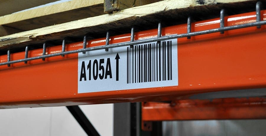 Retro Reflective Rack Labels