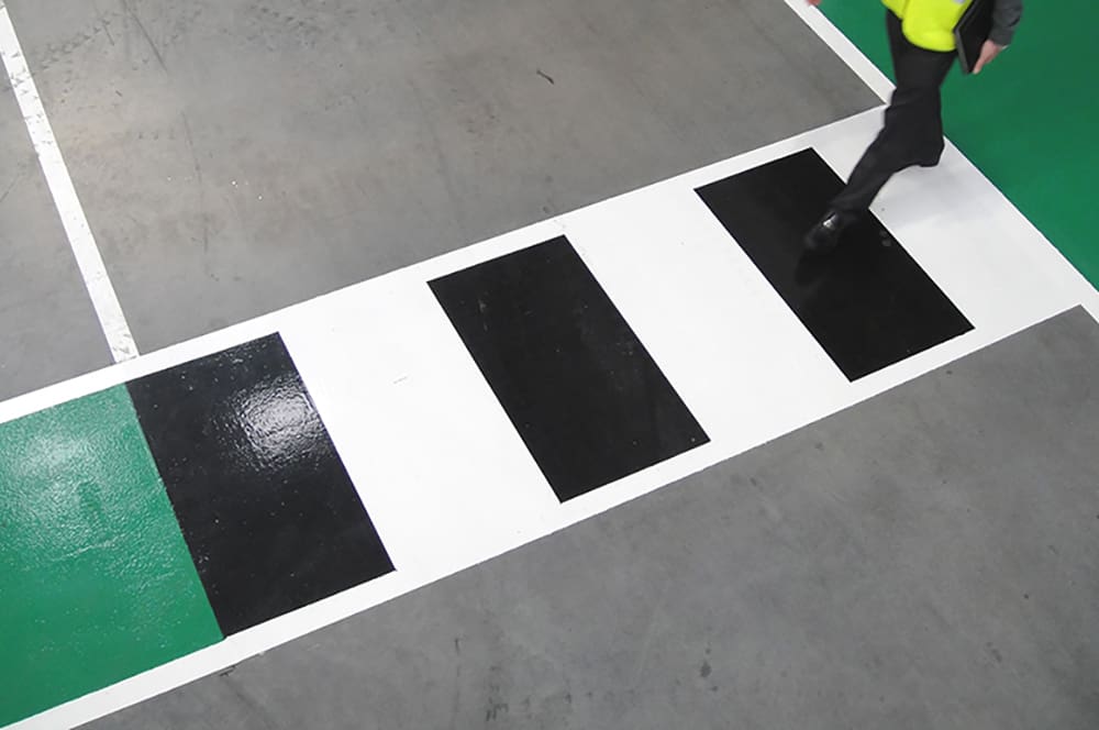 Warehouse Striping Walkways
