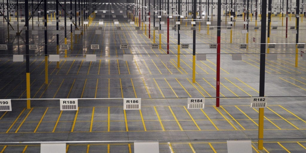 Warehouse Barcode Signs California