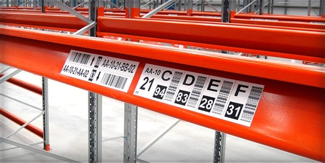 Rack Location Labels