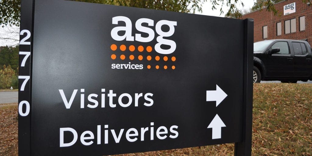 ASG Services Sign