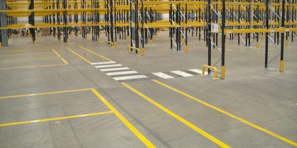 Warehouse Line Striping Tampa