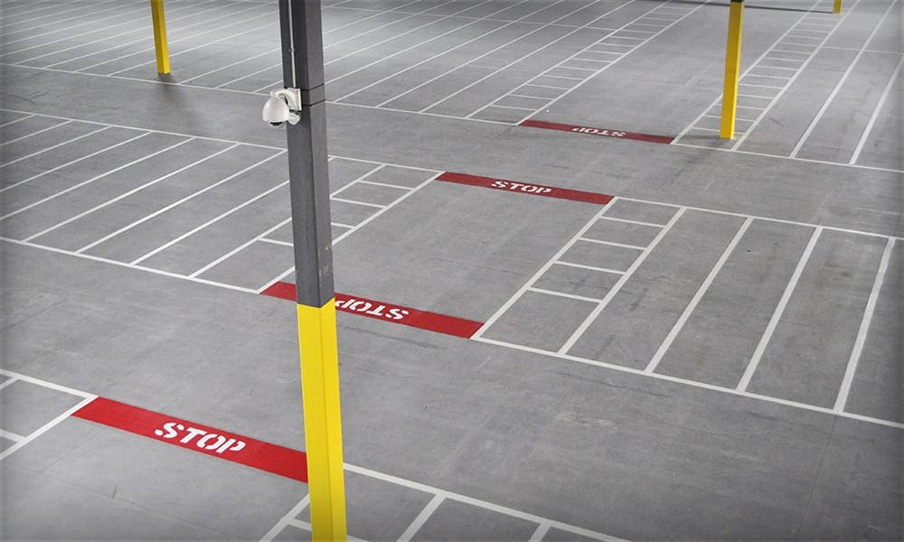 Warehouse Striping Lanes
