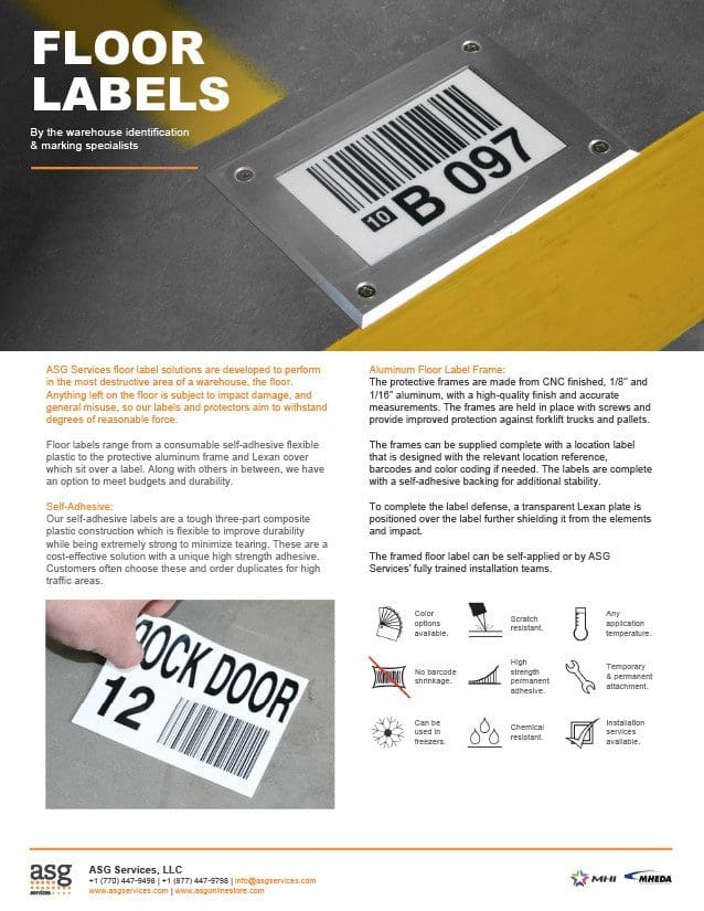 Floor Labels Info Sheet