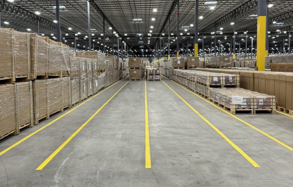 Shot Blast Line Striping