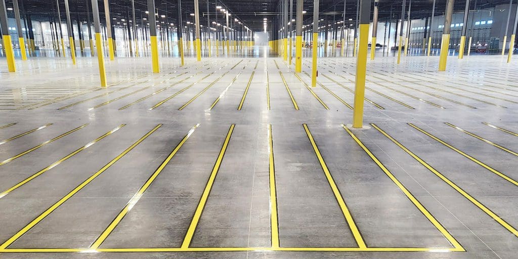 Clear-Coat Floor Marking