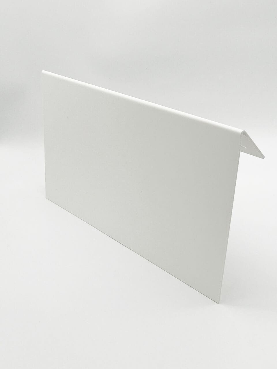 9x16 Barcode Sign Blank White